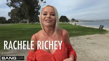 Rachele richey loves to flash her giant titties in public