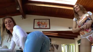 Roundass babes getting spanked and whipped